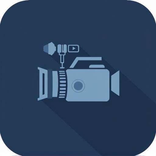 Icona di una telecamera che filma